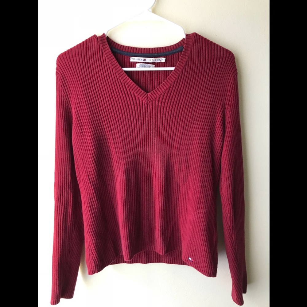 💛 Tommy Hilfiger Red Sweater